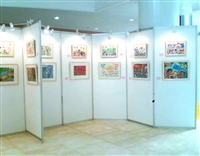 屏风展板制作   ，