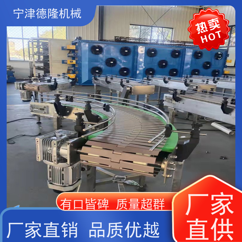 德隆厂家 重型橡胶皮带机 全封闭爬坡输送机 可定制规格