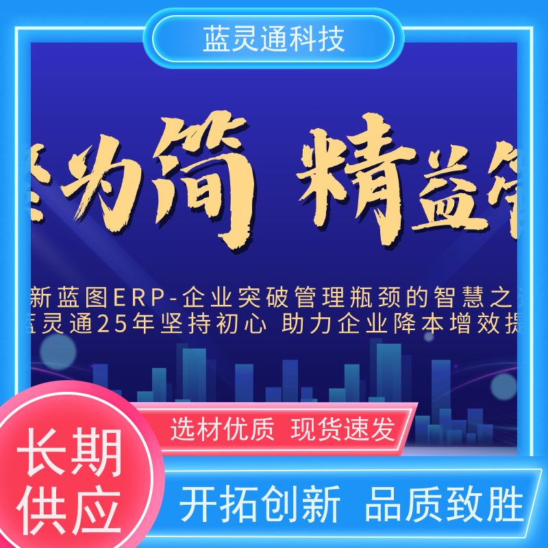 新蓝图ERP系统 库存管理软件 定制/设计个性化ERP方案 简洁易学易用