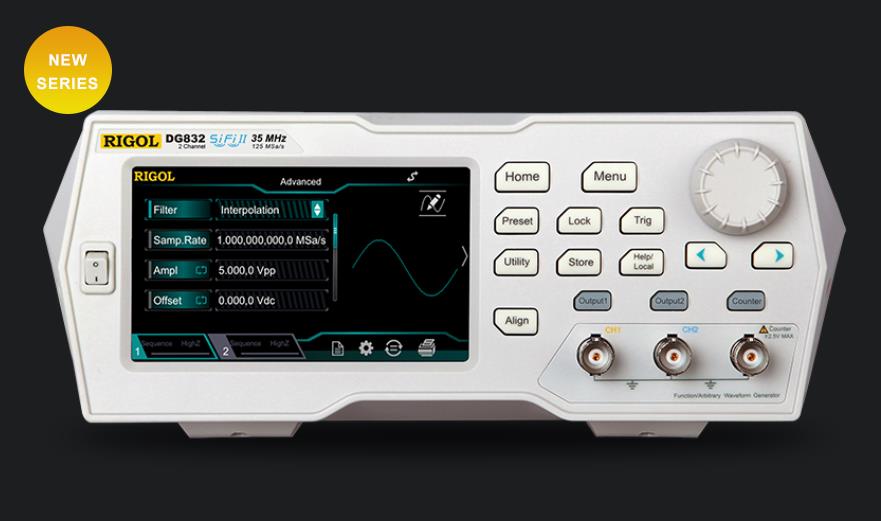 普源RIGOL 单通道 函数波形信号发生器 DG821 输出频率25MHz