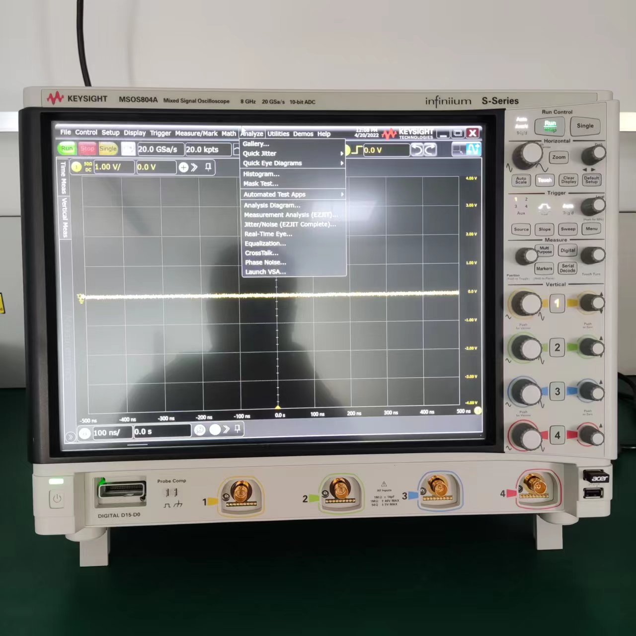 Keysight是德科技 高清晰度示波器DSOS604A 6GHz 4 个模拟通道