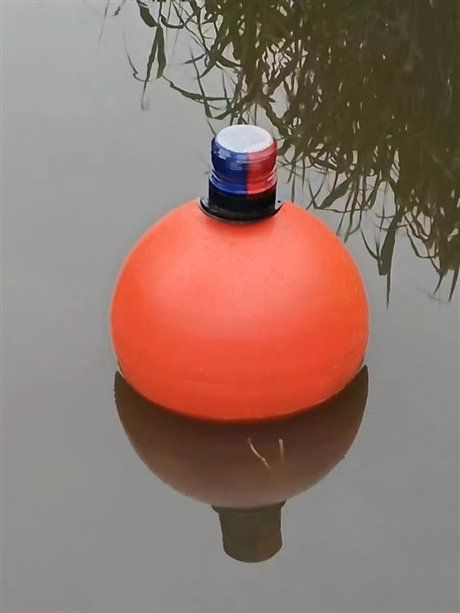 直径30公分水上警示镶嵌单耳浮球
