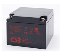 CSB蓄电池GPL12260 12V26AH耐用电瓶 消防 船舶 电梯 机房应急电源设备