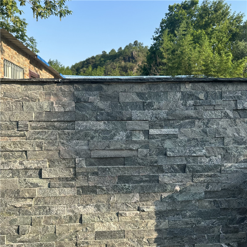 灰色蘑菇石 别墅外墙砖 太行灰文化石  外墙干挂砂岩板