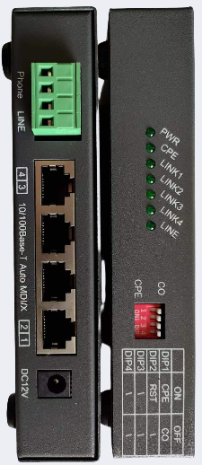 FMUX FM-DSL-4E1T 铜线传输设备