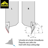 渭柏UTILIS背车刀片 CUT 1604 FV GB20