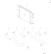  小松PC450-7线束PC450-8冷却器6156-81-9320 6156-61-5110