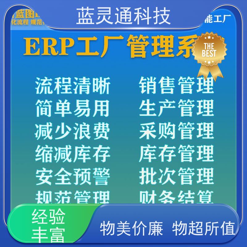 蓝灵通ERP 钟表企业管理系统软件 高性价比 大咖力荐