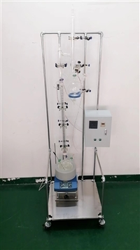 LY-DIC1L 六跃仪器 实验室常减压精密小型 玻璃精馏装置 1000ml烧瓶