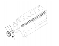 小松PC700-8凸轮轴配件6210-41-1012 Camshaft Assembly