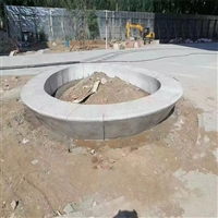 汉中市圆球路障石河南芝麻灰石材