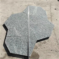 商洛市圆球路障石芝麻白花岗岩