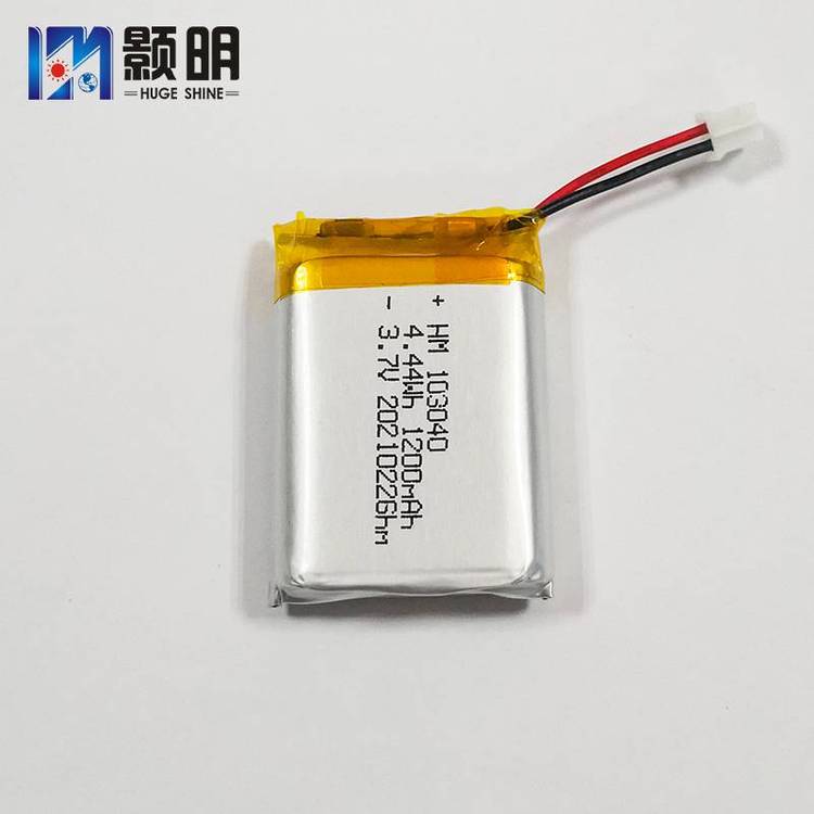 103040高温聚合物电池3.7v1200mah车载电器富氢水杯按摩仪VR眼镜