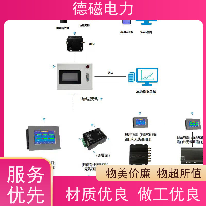 德磁电力 电动机本体 有源无线温度传感器 高效可靠 交钥匙工程