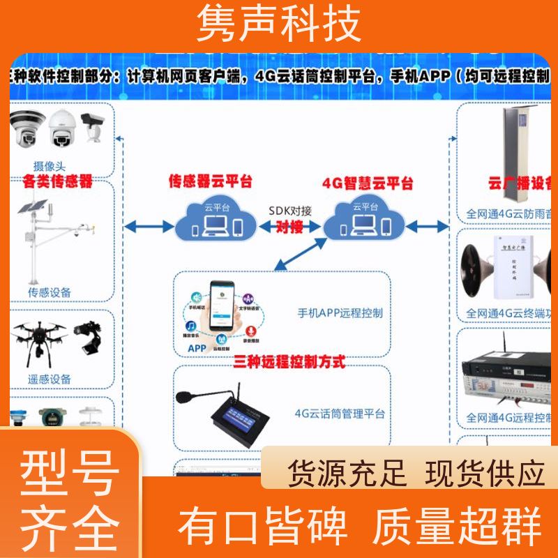 4G广播广电平台无缝对接农村广播系统4g收扩机音柱大喇叭政策宣传