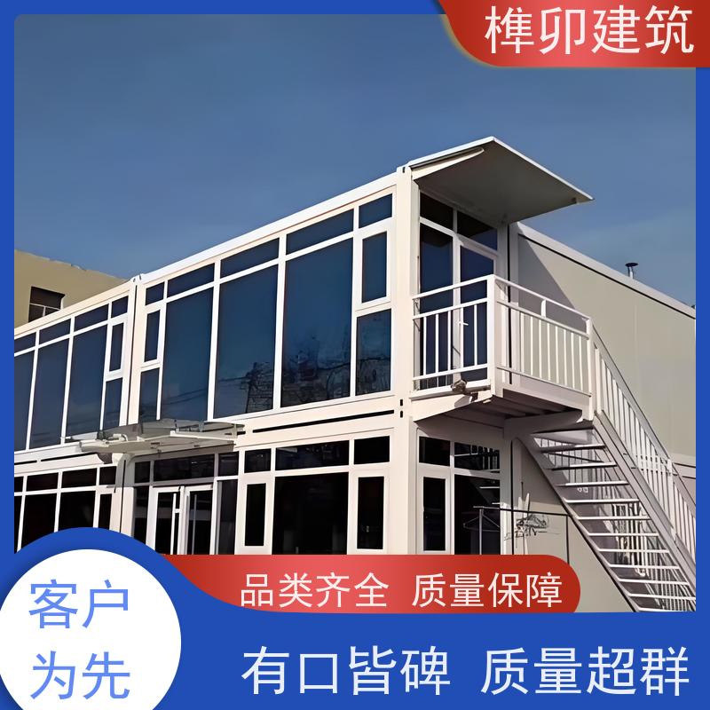 单双层t式活动板房定制住人临建房轻钢多功能活动房榫卯建筑