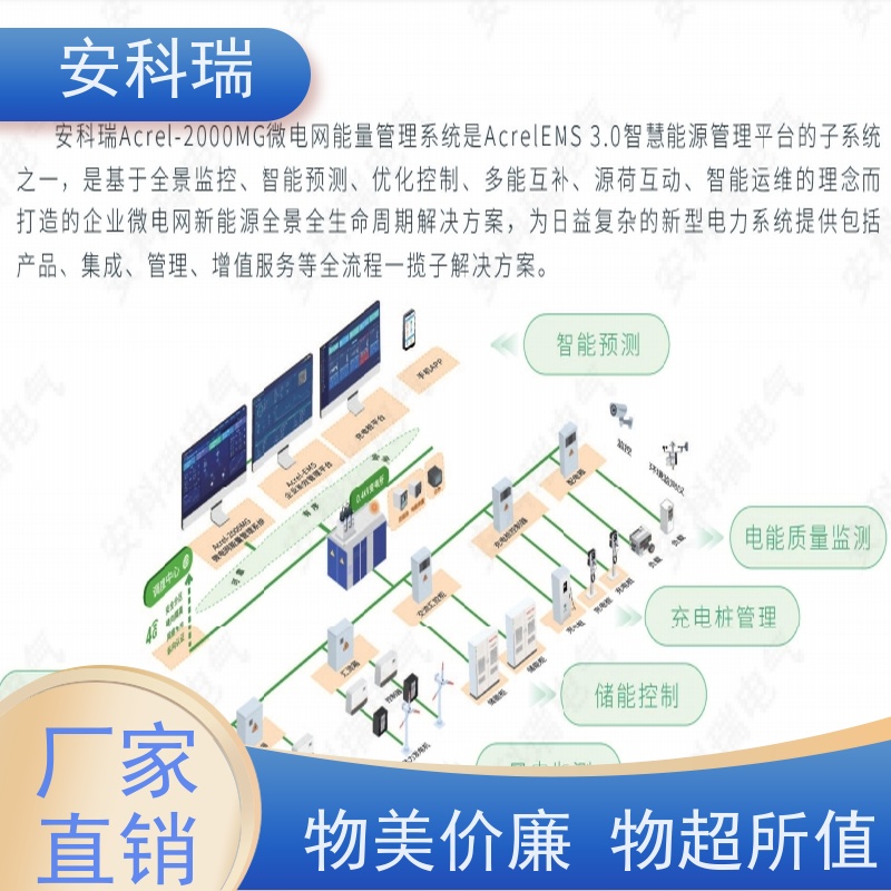 安科瑞 AcrelEMS 3.0 综合能源智慧管理平台 源荷互动，能效分析