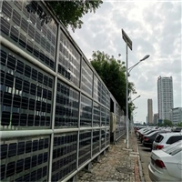 双面太阳能光伏发电声屏障 安全可靠 高架桥梁隔音墙 bipv建筑设计