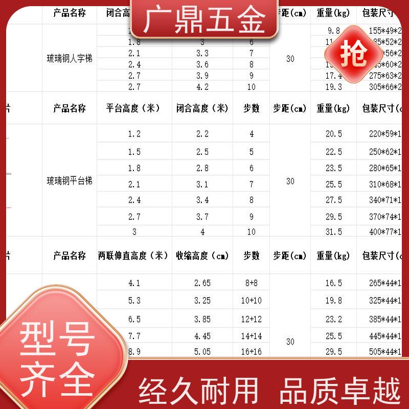 玻璃钢梯平台 鱼竿梯  抗滑型  可设计性强 耐候性好