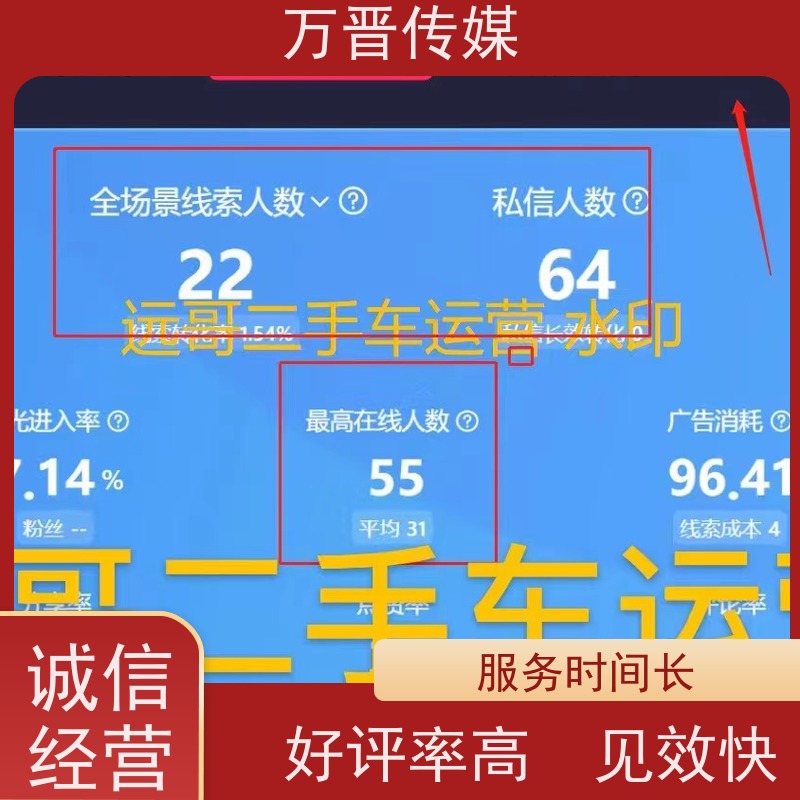 二手汽车信息流付费获客全国性服务  服务时间长