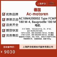 德国 Ac-motoren AC18M4200002 FCMP180 M-4,BaugroeBe 180 M电机