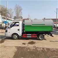 重庆  国六挂桶垃圾车3吨压缩垃圾车