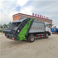 重庆  国六挂桶垃圾车厂家5方垃圾车