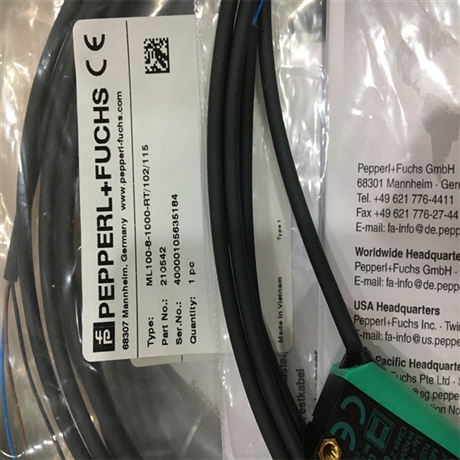 OBR15M-R200-2EP-IO-V15倍加福P+F反射板型光电传感器