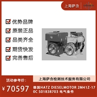 德国HATZ DIESELMOTOR 2M41Z-170C S01838703 电气备件 议价