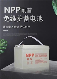 NPP耐普蓄电池12V 24AH 38AH 65AH 100AH 120AH 适用UPS电源 直流屏光伏