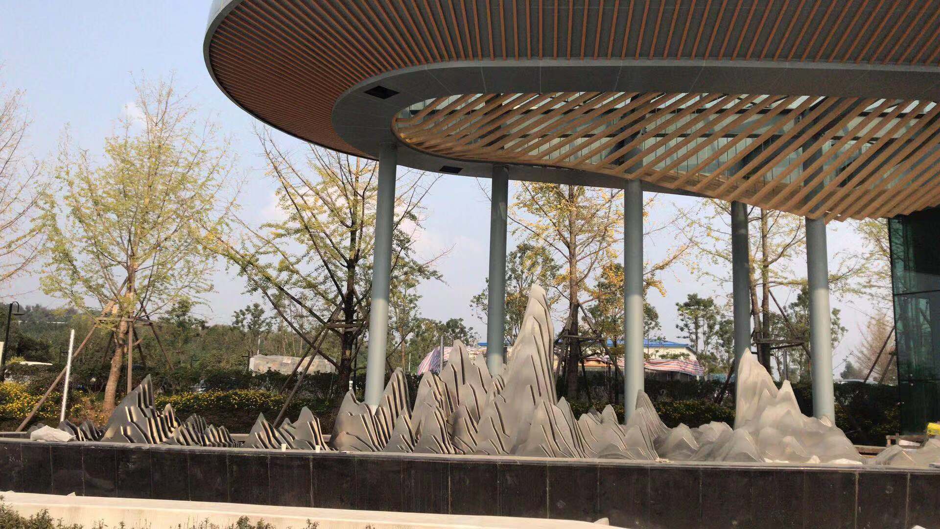 园林不锈钢假山景观雕塑 不锈钢景观雕塑定制