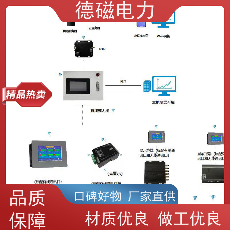 德磁电力 断路器触头 开关柜变压器 绕组温度监测系统 运输包装坚固 