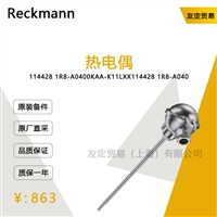 德国Reckmann    114428 1R8-A0400KAA-K11LXX热电偶议价