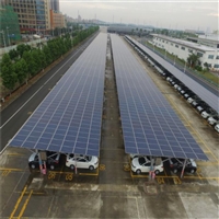 bipv光伏车棚 经久耐用 并网发电安装 太阳能停车棚防雨定制