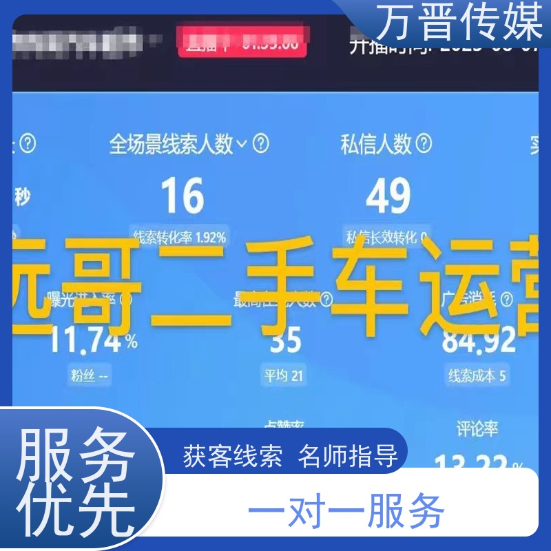 二手车商投流服务全国代理  名师陪跑