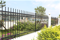 深圳围墙护栏 户外铁艺栅栏制作