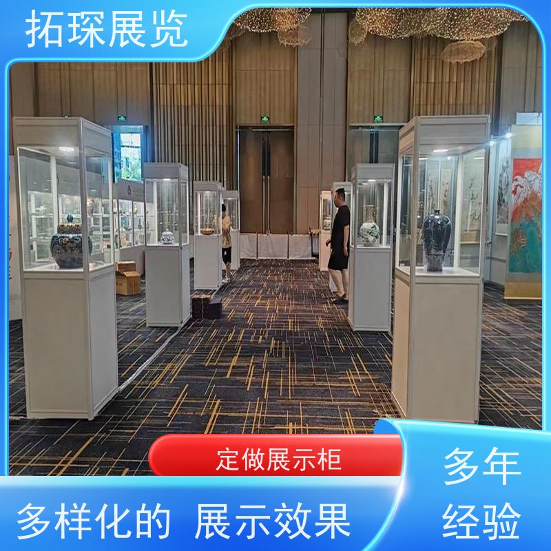拓琛 精品玻璃展示柜 样板面板款式可选 长期供应