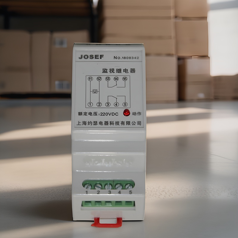 JOSEF约瑟  监视继电器 CZJ-GY-S220XMC DC220V 导轨安装  操作简易