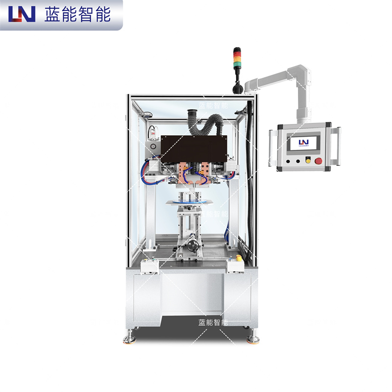 广州蓝能智能Y端子漆包线和U型焊接端子精密夹焊机