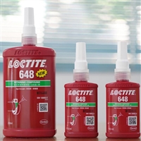 乐泰Loctite648胶水 不锈钢螺纹锁固剂 轴承密封剂 50ML/250ML瓶