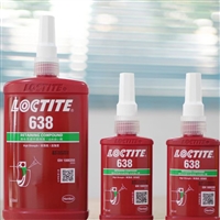 LOCTITE乐泰638胶水 高强度高粘度轴承紧固密封剂 50ML/250ML瓶