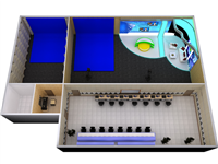 虚拟演播室装修设计 免漆式蓝绿箱 新闻访谈厅建造 灯光搭建 虚拟抠像