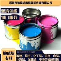 国际物流欧洲DHL小货专线双清关DDP到门 运输粉底液到意大利