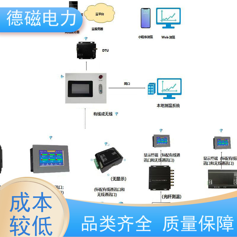 德磁电力电容器开关柜荧光温度探头解调仪 规格齐全