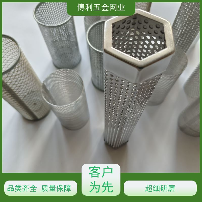 304不锈钢焊接滤网筒 100目编织网过滤筒 圆形过滤桶
