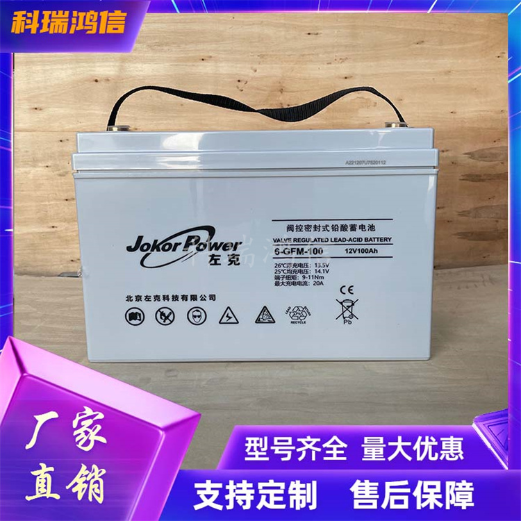 左克铅酸蓄电池6-GFM-100通信储能12V100AH太阳能应急消防路灯UPS