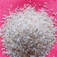 石英砂图片 普通石英沙荣茂供应污水处理滤料人工草坪砂 荣茂