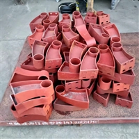 桥梁护栏支架铸铁件  焊接扶手支架 道路防护栏底座