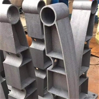 供应公路护栏支架  防撞牛角支架  桥梁铸铁护栏支架