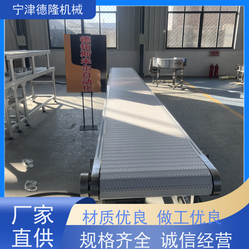 德隆 工厂车间包装台 装车运输皮带输送机 定制尺寸